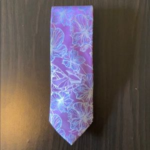 $10 Ties: Nautica Light Purple Floral Tie